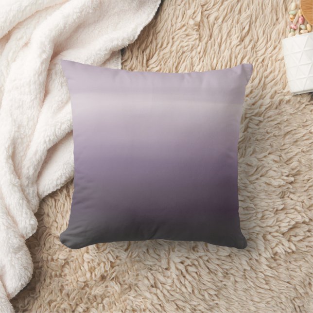 Almofada Arte de IA Lavanda e Cinza Carvão (Cobertor)
