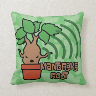 Almofada Arte de Personagem de Mandrake Gritando de Desenho