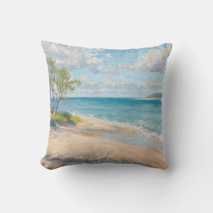 Almofada Arte de praia fina brisa costeira