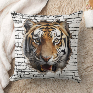 Almofada Arte de Quebra de Parede de Jaguar 3D – Safari Rea