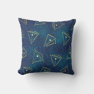 Almofada Arte de Química de Céu Estrelado - Constelações de