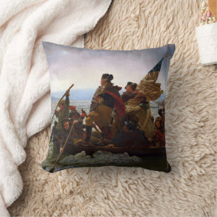 Almofada Arte de Washington Cruzando o Delaware