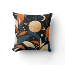Arte Deco Botânico Espacial Celestial Design