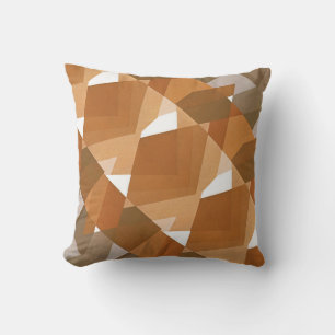 Almofada Arte Deco Pochoir Vintage Jazz Bege Formas Geométr