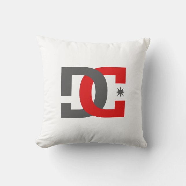 Almofada Arte do Logotipo da DC Shoes (Frente)