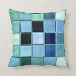 Almofada Arte do mosaico do travesseiro decorativo da praia