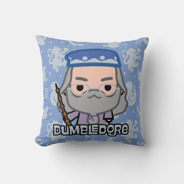 Almofada Arte do Personagem Desenhado Dumbledore (Frente)