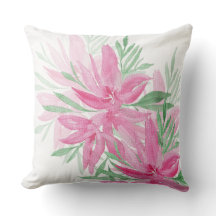 Arte em Aquarela Floral de Verão Linda