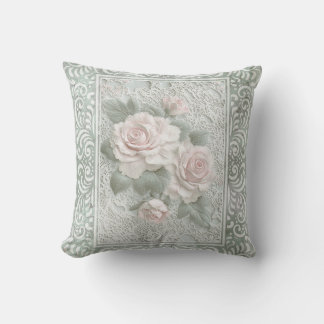 Almofada Arte em Renda Floral Vintage