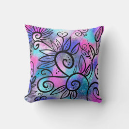 Almofada Arte engraçada de pássaros