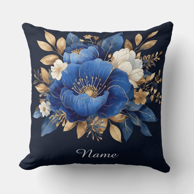 Almofada Arte Floral Elegante (Frente)