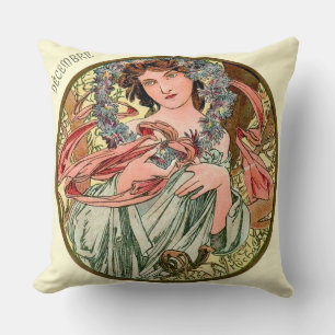 Almofada Arte Francesa Nouveau Dezembro Cushion