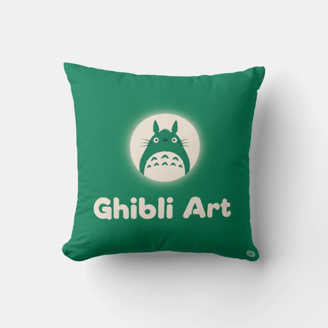 Almofada Arte Ghibli: Maravilha do Arranjo (Frente)