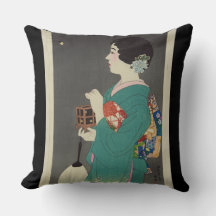 ARTE JAPONESA CLÁSSICA - TRAVESSEIRO COM DOIS DESI