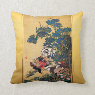 Almofada Arte japonesa Pillow1 do ano novo 2017 chineses do