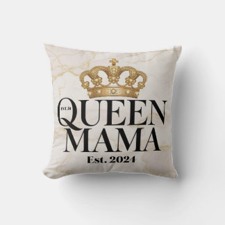 Almofada Arte "Marble & Dourada da Rainha Mama"