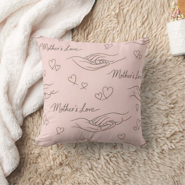 Almofada Arte Moderna Personalizada para Dia das Mães (Cobertor)