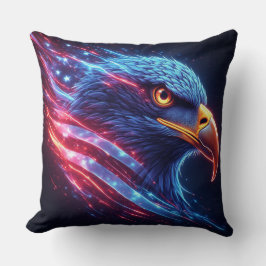 Almofada Arte Patriótica Neon Águia Militar