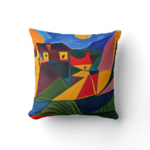 Arte Picasso de pôr do sol a frio