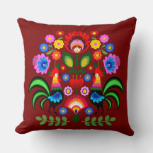 Arte popular polonesa - padrão dos bordados florai