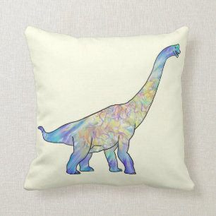 Almofada Arte pré-histórica do dinossauro do Brachiosauru