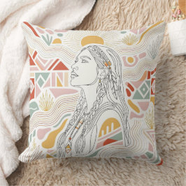 Almofada Arte Tribal Nativo Americano