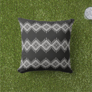 Almofada Arte Tribal Negra