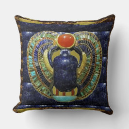 Almofada Artes do templo do VINTAGE das PIRÂMIDES de Egipto