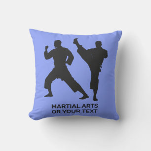 Almofada Artes Marciais com Texto e Cor Personalizados