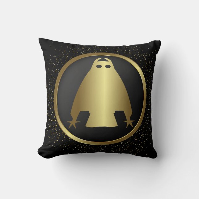 Almofada Artistas Antigos - Coruja Ouro (Frente)