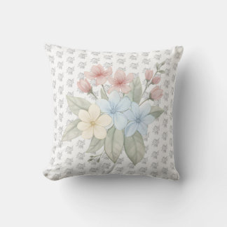 Almofada Artistic Botanical Clerodendrum Flower Accent