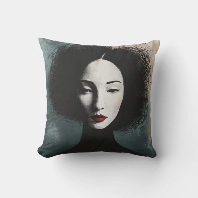 Almofada Artistic Faceless Woman Portrait (Frente)