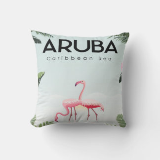 Almofada Aruba Caribe Sea Flamingo | Funny Flamingo