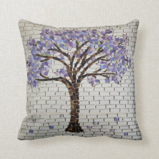 Almofada Árvore da vida, Travesseiro decorativo de jacarand