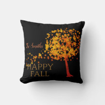 Árvore de Mapeamento Vermelho do outono personaliz