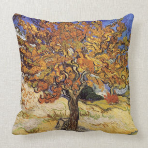 Almofada Árvore de Mulberry de Vincent camionete Gogh-The