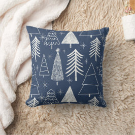Almofada Árvore de Natal - Árvore Evergreen - Azul-Pinheira