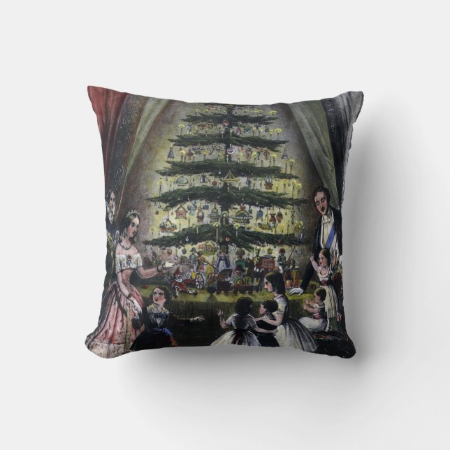 Almofada Árvore de Natal da Rainha Victoria (Frente)