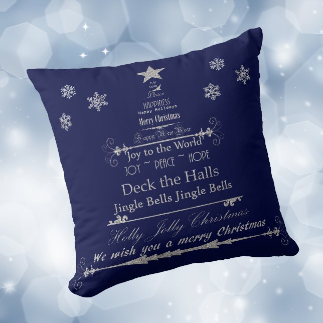 Almofada Árvore de Natal de Arte de Feriado (Criador carregado)