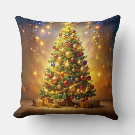 Almofada Árvore de Natal Decorada