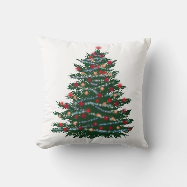 Almofada Árvore de Natal do Throw Cushion (Frente)
