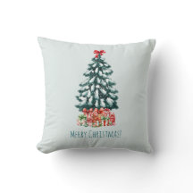 Árvore de Natal Elegante com Neve