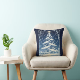 Almofada Árvore de Natal Exquisita e Ornamentada