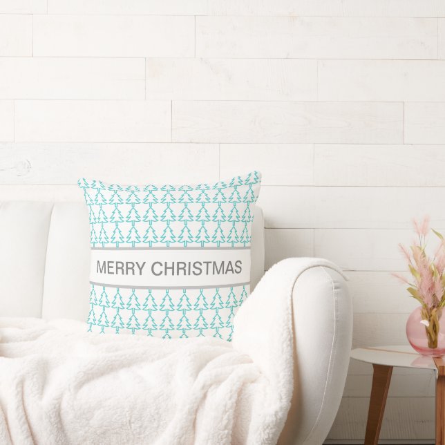 Almofada Árvore de Natal Feliz Natal (Sofá)