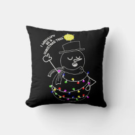 Almofada Árvore de Natal Homem de Neve