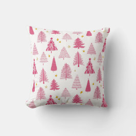 Almofada Árvore de Natal rosa