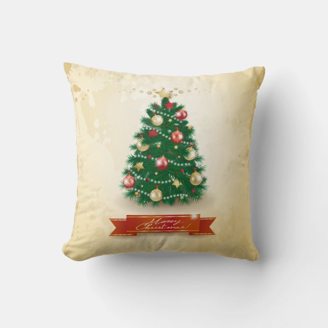 Almofada Árvore de Natal, travesseiro (Frente)