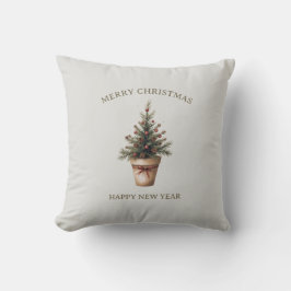 Almofada árvore de pinha de Natal costume rústico de feriad