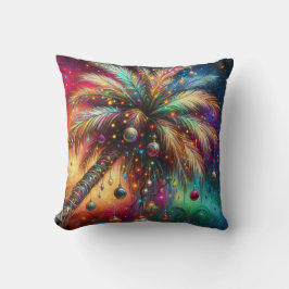 Almofada Árvore Tropical de Natal Whimsso Vivid
