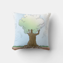 Almofada Árvore Verde